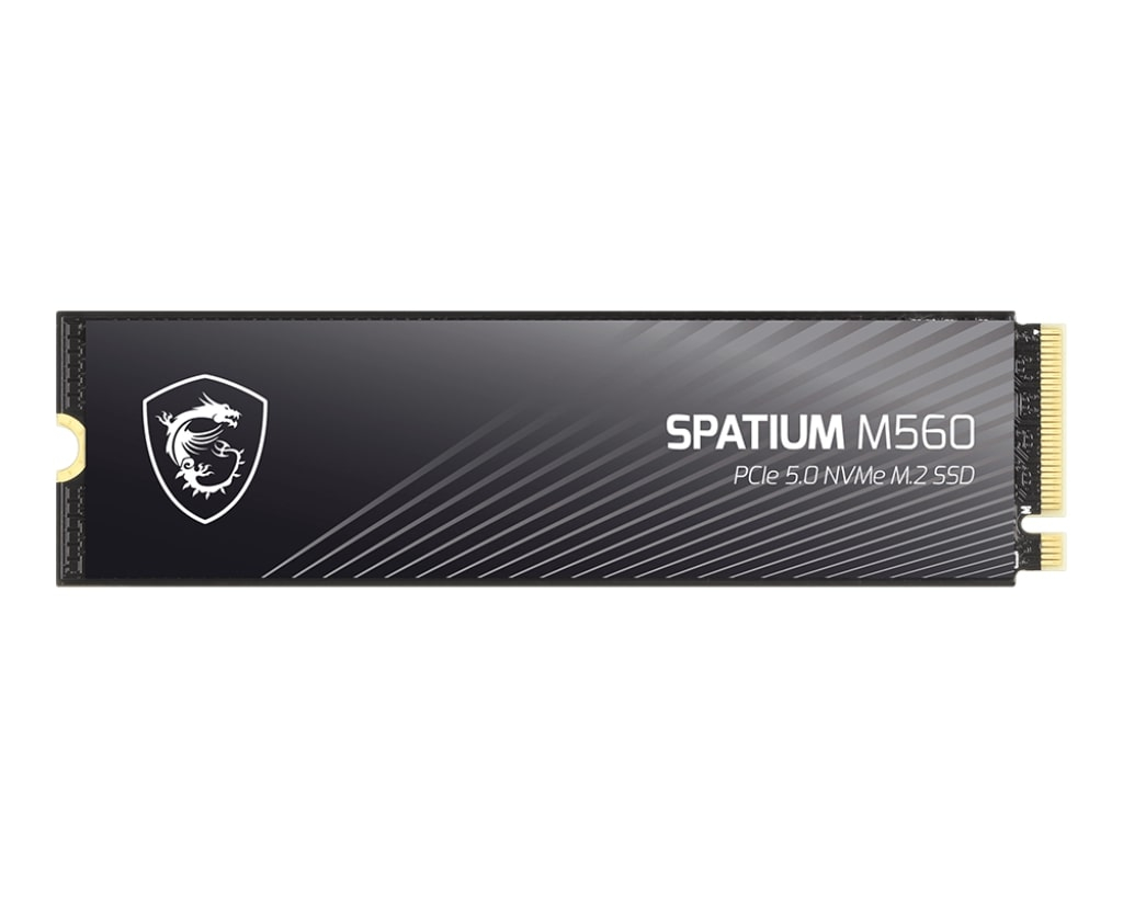 1TB MSI SPATIUM M560 PCIE 5.0 NVME M.2 10200/8400MB/s