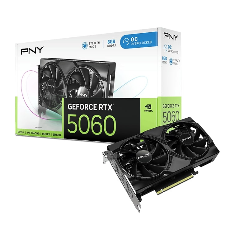 PNY RTX 5060 OC 8GB GDDR7 128Bit (VCG50608DFXPB1-O) Ekran Kartı