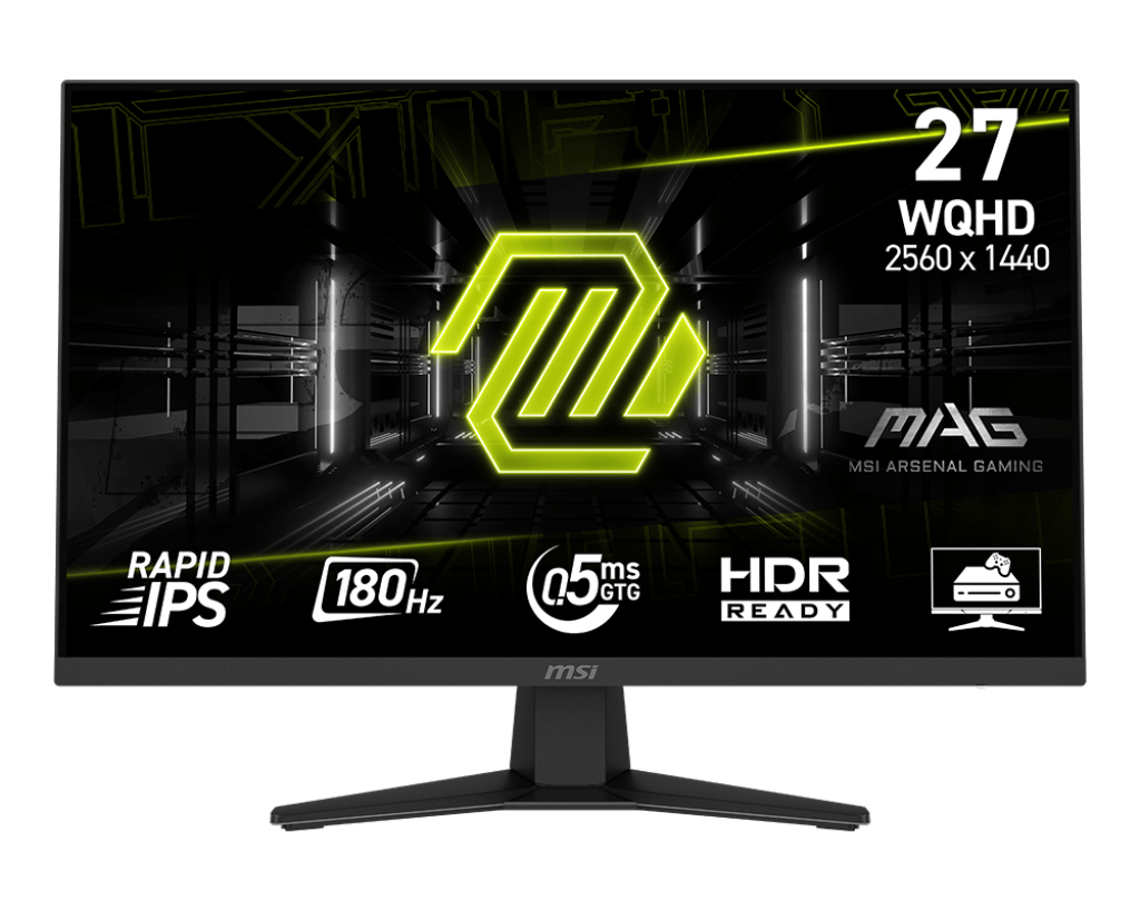 27 MSI MAG 274QF 0.5MS 180HZ 2K WQHD ADAPTIVE SYNC IPS GAMING