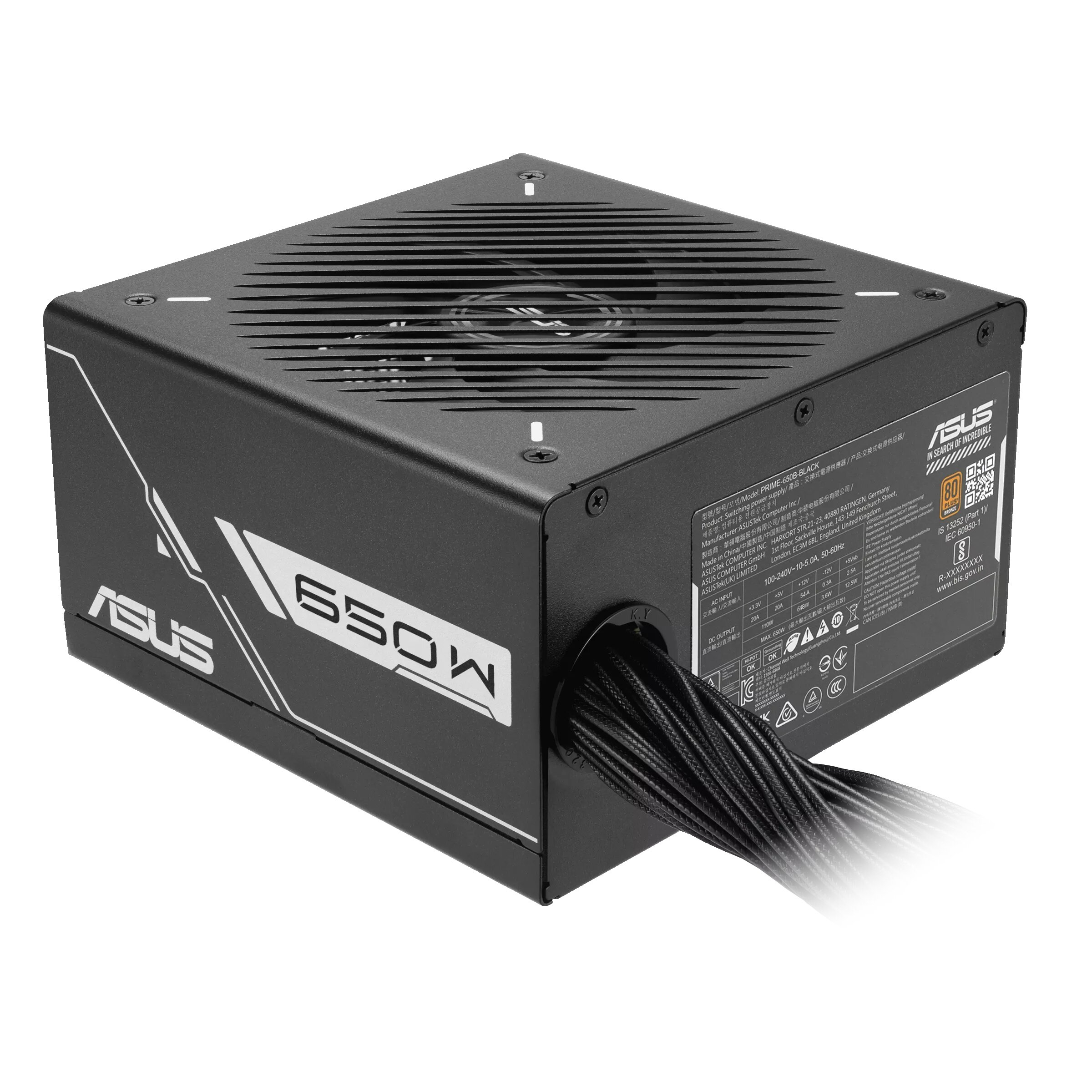 ASUS PRIME-650B-BLACK PSU