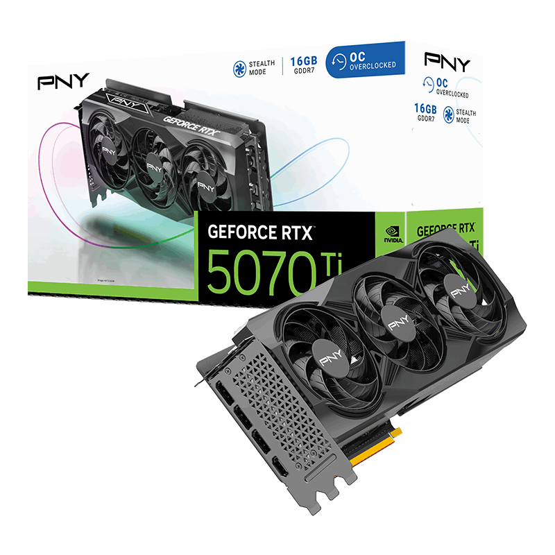 PNY RTX 5070 Ti OC 16GB GDDR7 256Bit (VCG5070T16TFXPB1-O) Ekran Kartı