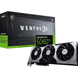 MSI GEFORCE RTX 5060 TI 8G VENTUS 3X OC GDDR7 128B DX12 PCIE 5.0 X16 (3XDP 1XHDMI)