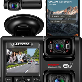 PRUVEEO D30 WI-FI 4K ARAC KAMERASI