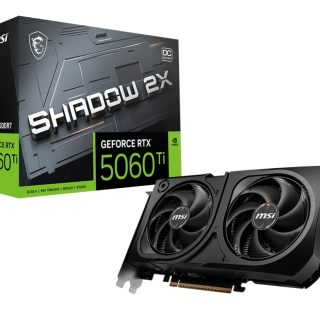 MSI GEFORCE RTX 5060 TI 16GB SHADOW 2X OC PLUS
