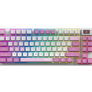 MSI FORGE GK600 TKL W VIOLET TR GAMING KLAVYE