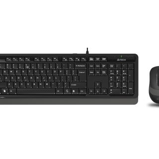A4 TECH F1010 Q USB GRİ TR MM KLAVYE+OPTİK MOUSE