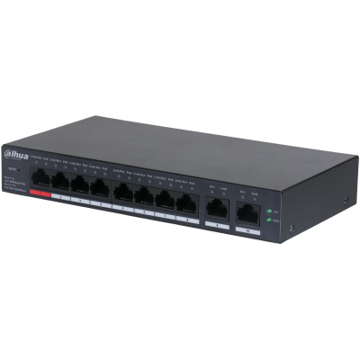 DAHUA CS4010-8ET-110 8xFE-2xGE BULUT YÖNETİLEBİLİR 110W POE SWİTCH