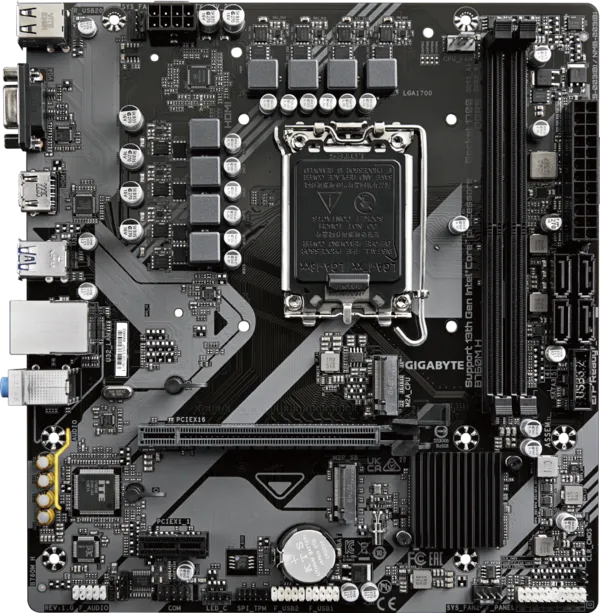 GIGABYTE B760M H DDR5 HDMI VGA MATX 1700P