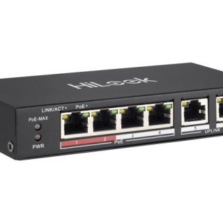 HILOOK NS-0106P-35 4XFE + 2XGE YÖNETİLEMEZ 35W POE SWİTCH