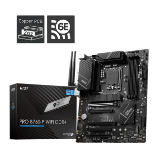 MSI PRO B760-P WIFI DDR4 5333MHZ(OC) DDR4 HDMI DP M.2 1700p