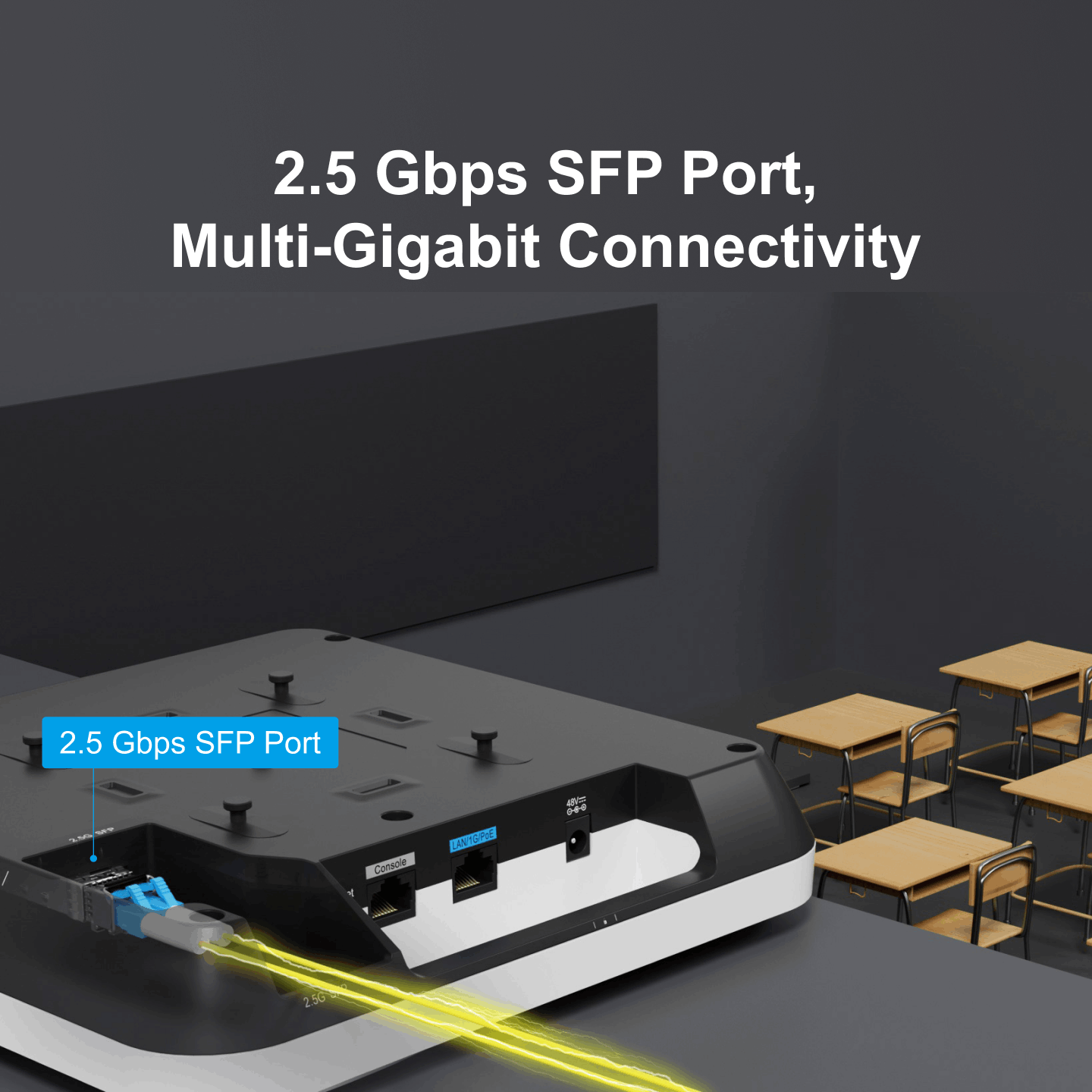 RUIJIE-REYEE RG-AP820-L V3 2 PORT 2.4+5GHZ POE ACCESS POİNT